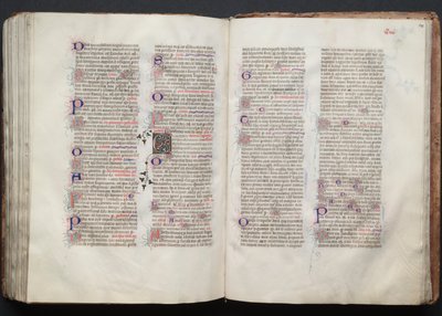 Mszał Gotha: Fol. 140r, Tekst, c. 1375. autorstwa Master of the Boqueteaux