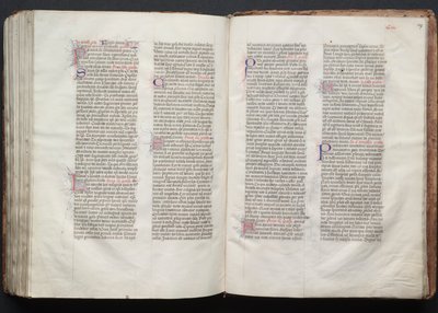 Mszał Gotha: Fol. 147r, Tekst, ok. n.e. 1375. autorstwa Master of the Boqueteaux