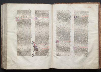 Mszał Gotha: Fol. 148r, Tekst, ok. n.e. 1375. autorstwa Master of the Boqueteaux