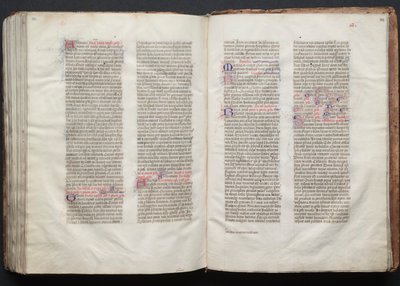 Mszał Gotha: Fol. 151v, Tekst, c. 1375. autorstwa Master of the Boqueteaux