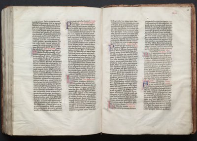 Mszał Gotha: Fol. 155r, Tekst, c. 1375. autorstwa Master of the Boqueteaux