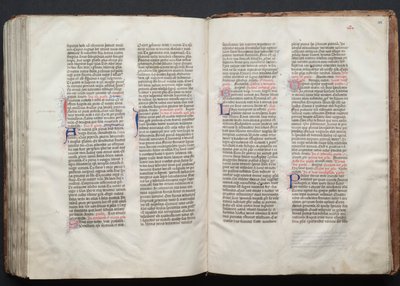 Mszał Gotha: Fol. 156r, Tekst, ok. n.e. 1375. autorstwa Master of the Boqueteaux