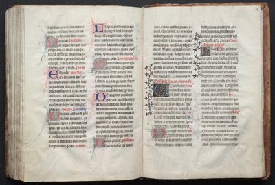 Mszał Gotha: Fol. 161r, Tekst, c. 1375. autorstwa Master of the Boqueteaux