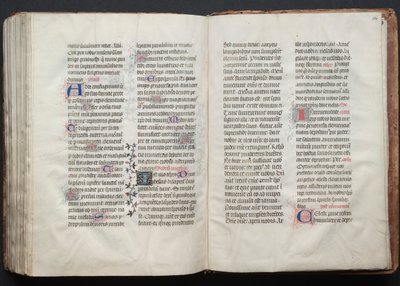 Mszał Gotha: Fol. 162r, Tekst, ok. 162r. 1375. autorstwa Master of the Boqueteaux