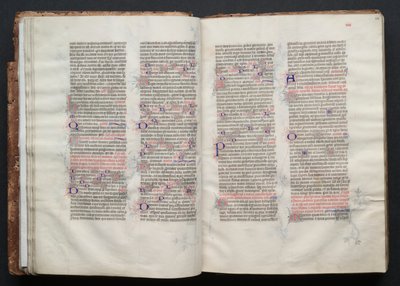 Mszał Gotha: Fol. 24r, Tekst, c. 1375. autorstwa Master of the Boqueteaux