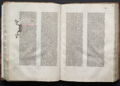 Mszał Gotha: Fol. 46v, Tekst, c. 1375. autorstwa Master of the Boqueteaux