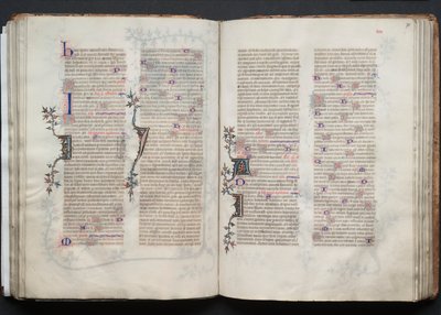 Mszał Gotha: Fol. 70r, Tekst, c. 1375. autorstwa Master of the Boqueteaux