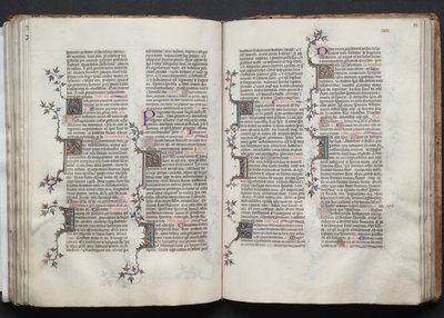 Mszał Gotha: Fol. 88r, Tekst, c. 1375. autorstwa Master of the Boqueteaux