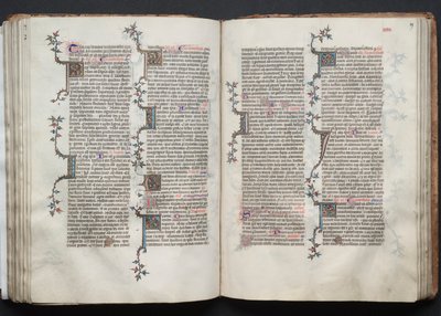 Mszał Gotha: Fol. 88v, Tekst, c. 1375. autorstwa Master of the Boqueteaux
