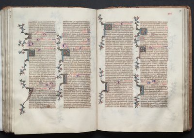 Mszał Gotha: Fol. 90r, Tekst, c. 1375. autorstwa Master of the Boqueteaux