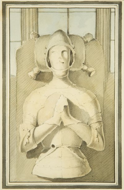 Wizerunek Roberta, księcia Normandii, św. Filipa, ok. 1799 (ołówek i akwarela na papierze) autorstwa Master of the Bristol Church Monuments