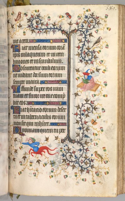Godziny Karola Szlachetnego, króla Nawarry 1361-1425: fol. 189r, Tekst, ok. n.e. 1405. autorstwa Master of the Brussels Initials and Associates