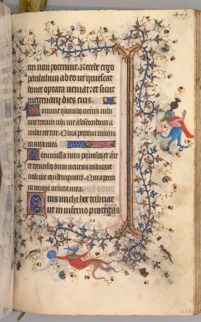 Godziny Karola Szlachetnego, króla Nawarry 1361-1425: fol. 227r, Tekst, c. 1405. autorstwa Master of the Brussels Initials and Associates