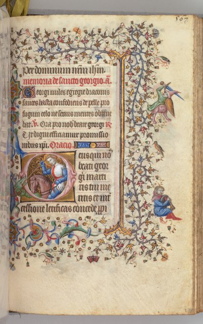 Godziny Karola Szlachetnego, króla Nawarry 1361-1425, fol. 278r, św. 1405. autorstwa Master of the Brussels Initials and Associates