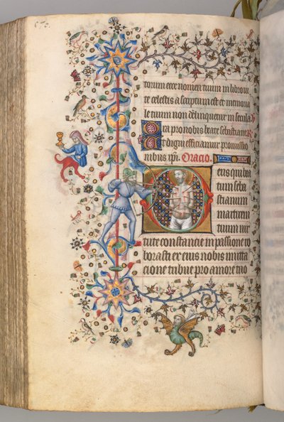 Godziny Karola Szlachetnego, króla Nawarry 1361-1425, fol. 279v, św. 1405. autorstwa Master of the Brussels Initials and Associates