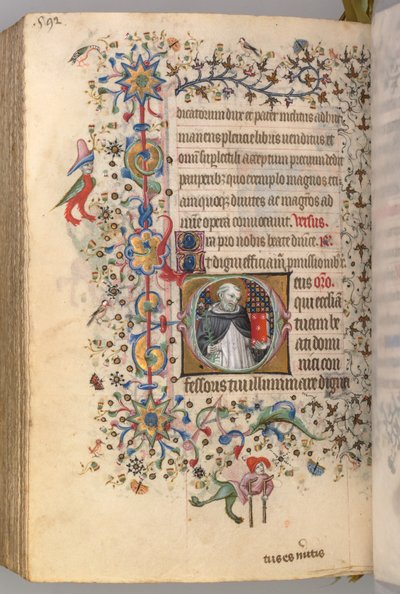 Godziny Karola Szlachetnego, króla Nawarry 1361-1425, fol. 290v, św. 1405. autorstwa Master of the Brussels Initials and Associates