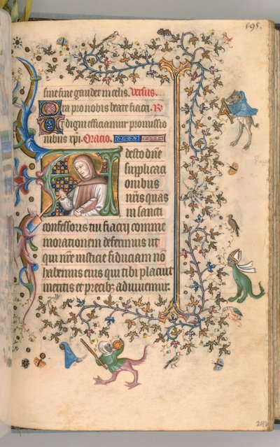 Godziny Karola Szlachetnego, króla Nawarry 1361-1425, fol. 292r, św. 1405. autorstwa Master of the Brussels Initials and Associates