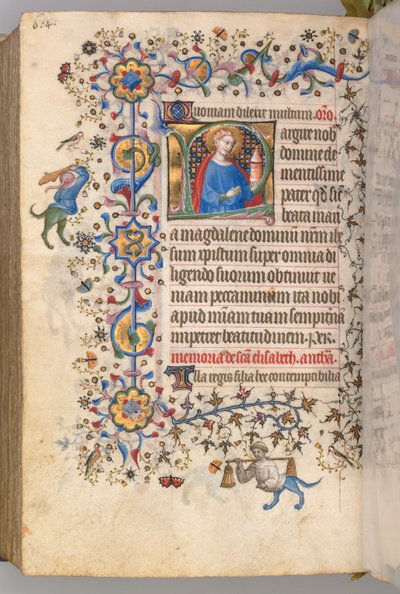 Godziny Karola Szlachetnego, króla Nawarry 1361-1425, fol. 296v, św. 1405. autorstwa Master of the Brussels Initials and Associates