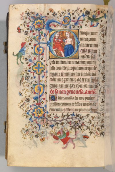 Godziny Karola Szlachetnego, króla Nawarry 1361-1425, fol. 300v, św. 1405. autorstwa Master of the Brussels Initials and Associates