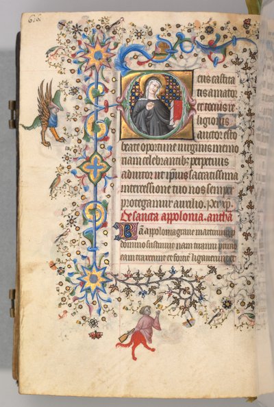 Godziny Karola Szlachetnego, króla Nawarry 1361-1425, fol. 302v, św. 1405. autorstwa Master of the Brussels Initials and Associates