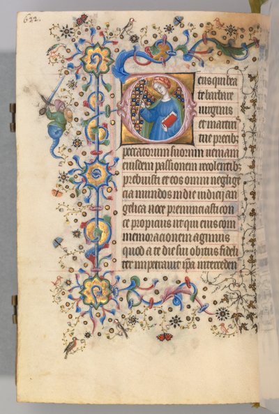 Godziny Karola Szlachetnego, króla Nawarry 1361-1425, fol. 305v, Św. 1405. autorstwa Master of the Brussels Initials and Associates