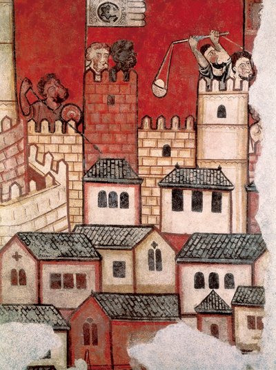 Podbój Majorki, fragment fresku autorstwa Master of the Conquest of Mallorca