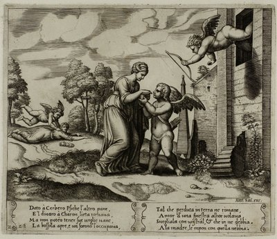 Psyche, myślenie, by wyglądać piękniej..., otwiera fatalne pudełko autorstwa Master of the Die