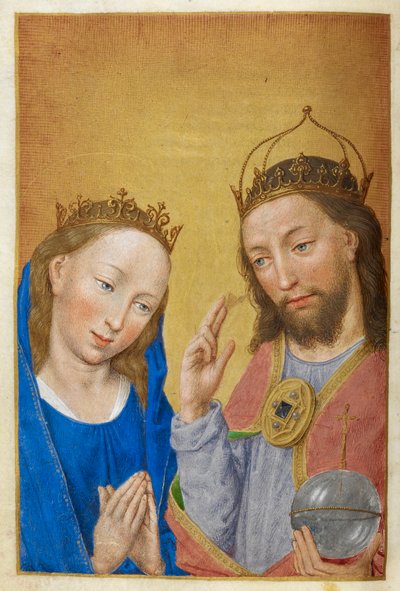 Chrystusa i Dziewicy Maryi. autorstwa Master of the Dresden Prayer Books