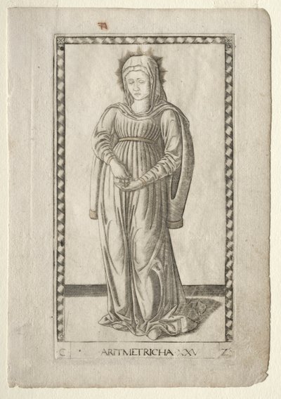 Arytmetyka (z Tarocchi, seria C: Liberal Arts, #25) autorstwa Master of the E Series Tarocchi