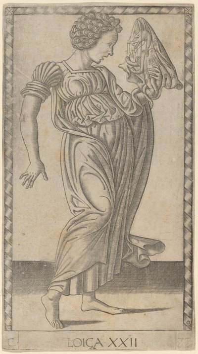 Loica (logika) autorstwa Master of the E Series Tarocchi