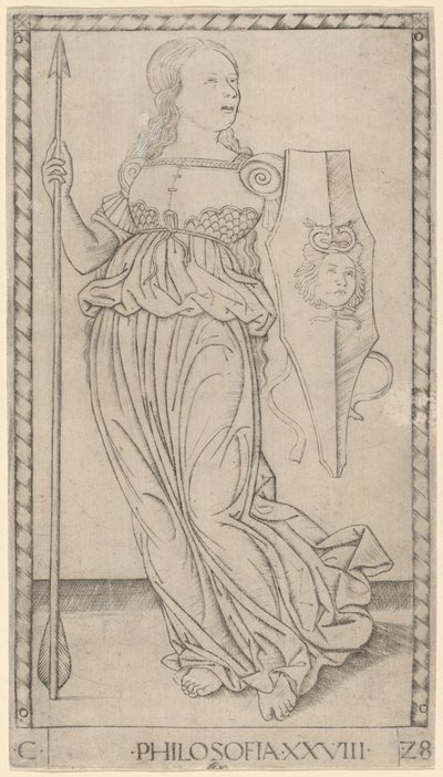 Filozofia (filozofia) autorstwa Master of the E Series Tarocchi