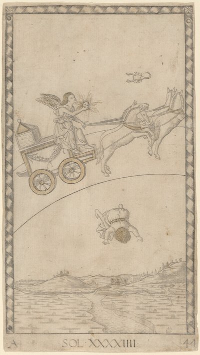 sol (nie) autorstwa Master of the E Series Tarocchi