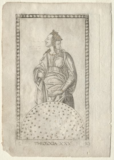 Teologia (z Tarocchi, seria C: Liberal Arts, #30) autorstwa Master of the E Series Tarocchi