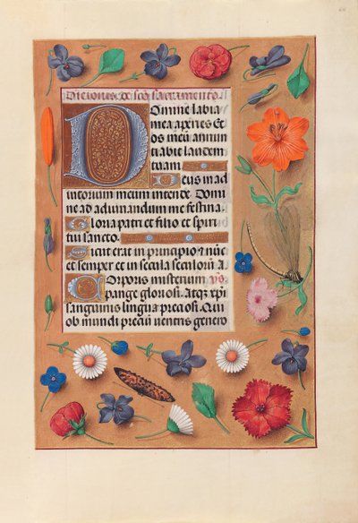 Godziny królowej Izabeli Katolickiej, królowej Hiszpanii: Fol.44r, c. 1500. autorstwa Master of the First Prayerbook of Maximillian