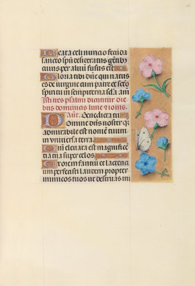 Godziny królowej Izabeli Katolickiej, królowej Hiszpanii: Fol. 100r, ok. 1500. autorstwa Master of the First Prayerbook of Maximillian