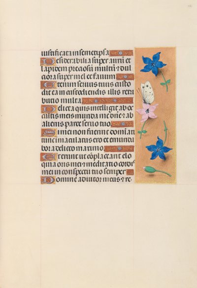 Godziny królowej Izabeli Katolickiej, królowej Hiszpanii: Fol. 102r, ok. 1500. autorstwa Master of the First Prayerbook of Maximillian