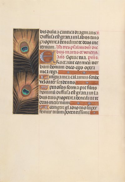 Godziny królowej Izabeli Katolickiej, królowej Hiszpanii: Fol. 103v, ok. 1500. autorstwa Master of the First Prayerbook of Maximillian