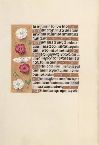 Godziny królowej Izabeli Katolickiej, królowej Hiszpanii: Fol. 104v, ok. 1500. autorstwa Master of the First Prayerbook of Maximillian
