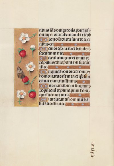 Godziny królowej Izabeli Katolickiej, królowej Hiszpanii: Fol. 106v, ok. 1500. autorstwa Master of the First Prayerbook of Maximillian