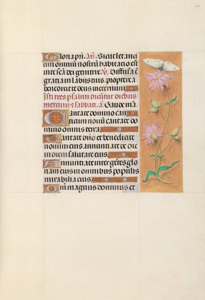 Godziny królowej Izabeli Katolickiej, królowej Hiszpanii: Fol. 107r, ok. 1500. autorstwa Master of the First Prayerbook of Maximillian