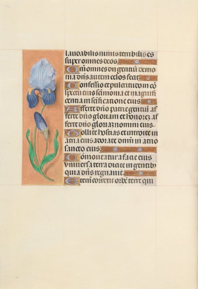 Godziny królowej Izabeli Katolickiej, królowej Hiszpanii: Fol. 107v, ok. 1500. autorstwa Master of the First Prayerbook of Maximillian