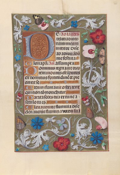 Godzinki królowej Izabeli Katolickiej, królowej Hiszpanii:  Fol. 116r autorstwa Master of the First Prayerbook of Maximillian