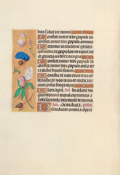 Godziny królowej Izabeli Katolickiej, królowej Hiszpanii: Fol. 118v, ok. 1500. autorstwa Master of the First Prayerbook of Maximillian
