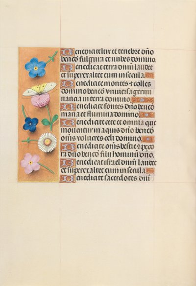 Godziny królowej Izabeli Katolickiej, królowej Hiszpanii: Fol. 119v, ok. 1500. autorstwa Master of the First Prayerbook of Maximillian