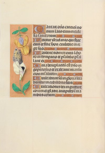 Godziny królowej Izabeli Katolickiej, królowej Hiszpanii: Fol. 121v, ok. 1500. autorstwa Master of the First Prayerbook of Maximillian