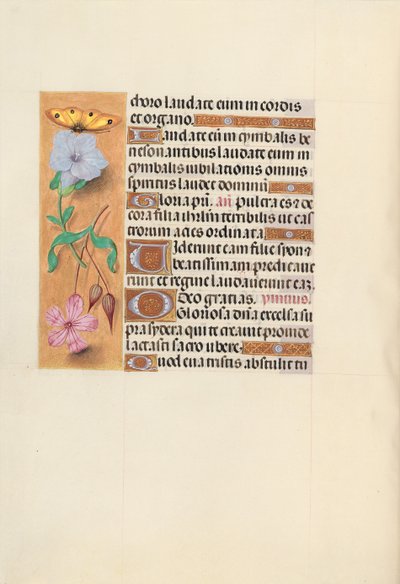 Godziny królowej Izabeli Katolickiej, królowej Hiszpanii: Fol. 122v, ok. 1500. autorstwa Master of the First Prayerbook of Maximillian