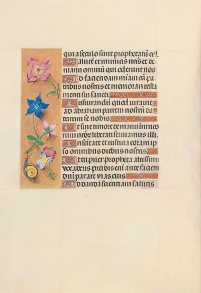 Godziny królowej Izabeli Katolickiej, królowej Hiszpanii: Fol. 123v, ok. 1500. autorstwa Master of the First Prayerbook of Maximillian