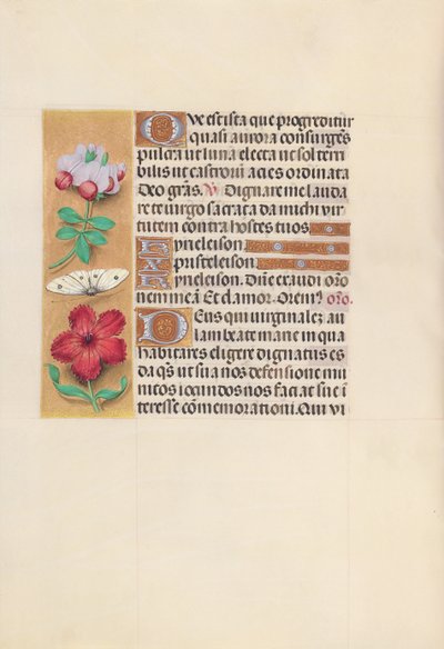 Godziny królowej Izabeli Katolickiej, królowej Hiszpanii: Fol. 129v, ok. 1500. autorstwa Master of the First Prayerbook of Maximillian