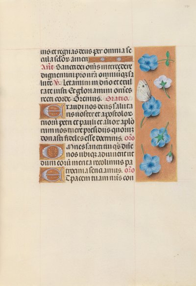 Godziny królowej Izabeli Katolickiej, królowej Hiszpanii: Fol. 130r, ok. 1500. autorstwa Master of the First Prayerbook of Maximillian