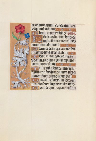 Godziny królowej Izabeli Katolickiej, królowej Hiszpanii: Fol. 133v, ok. 1500. autorstwa Master of the First Prayerbook of Maximillian